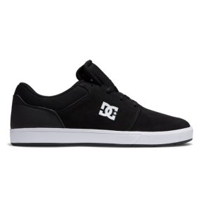 Buty Skate Męskie DC Crisis 2 Zamszowe Czarne Białe | 49862ADNM