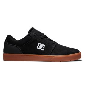 Buty Skate Męskie DC Crisis 2 Zamszowe Czarne | 93421LDKY