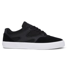 Buty Skate Męskie DC Kalis Vulc Czarne Białe | 25609QZMW