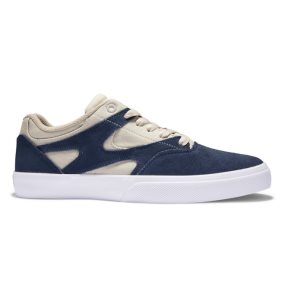 Buty Skate Męskie DC Kalis Vulc Granatowe Khaki | 29073HIDB