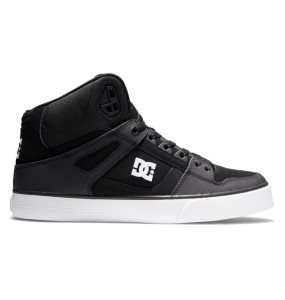 Trampki Męskie DC Pure High Tops Czarne Czarne Białe | 24036TXIE