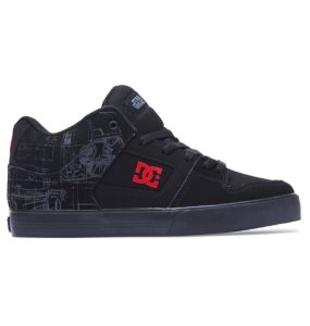 Trampki Męskie DC Star Wars Pure MID Czarne Czerwone | 94617AYND